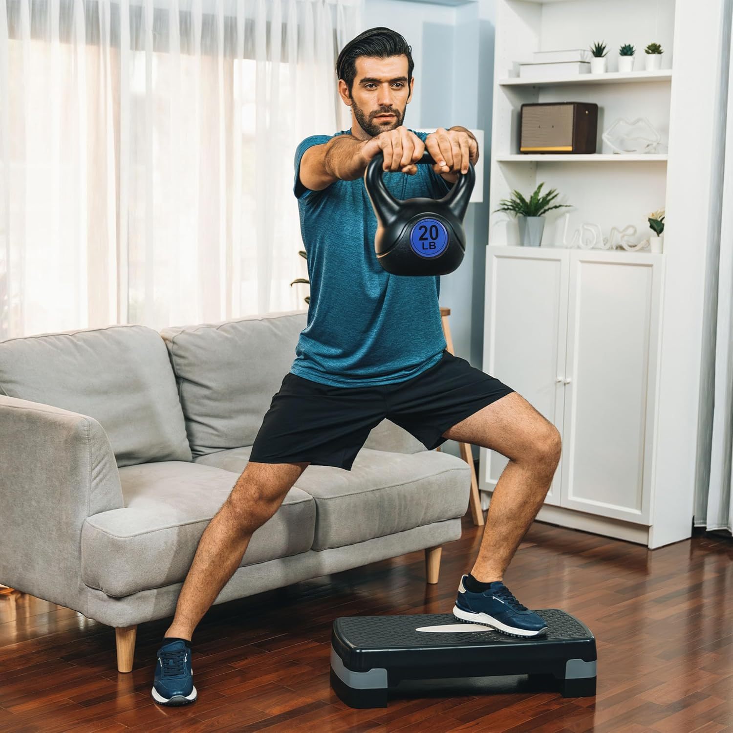 Set de Kettlebells BalanceFrom para Ejercicio y Fitness