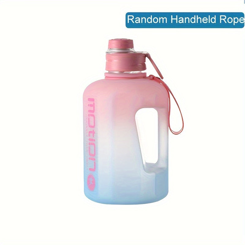 Botella Deportiva 2.2L con Pajita, Reutilizable y Portátil