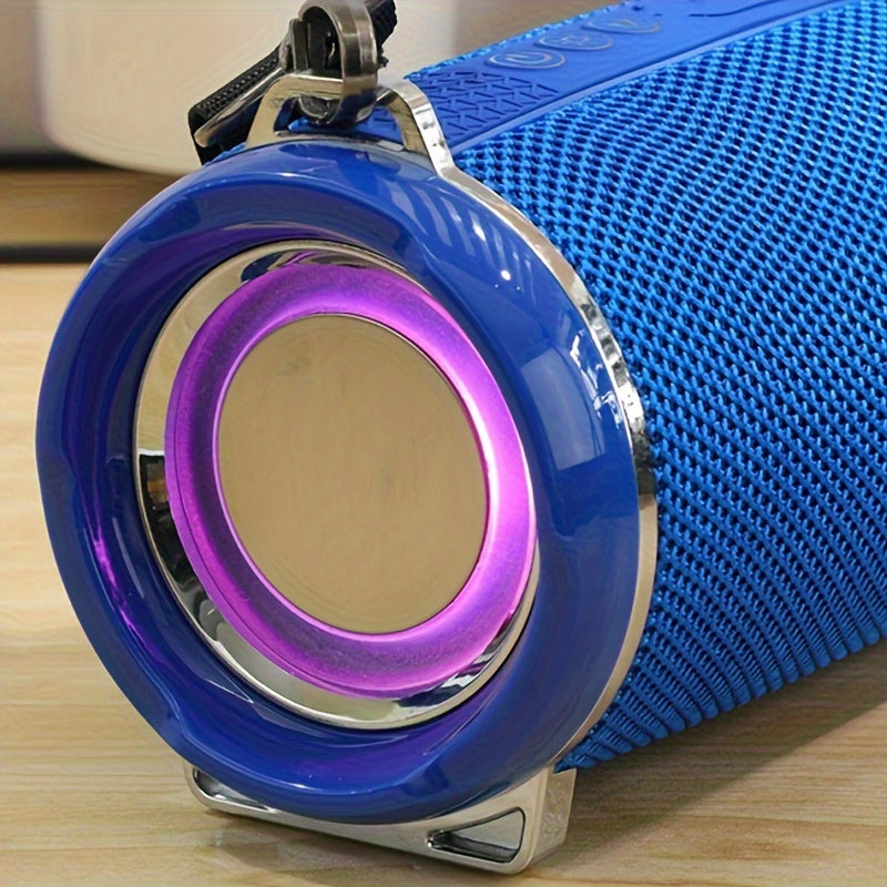 Altavoz Inalámbrico Portátil con Luces LED y Reproductor de Música
