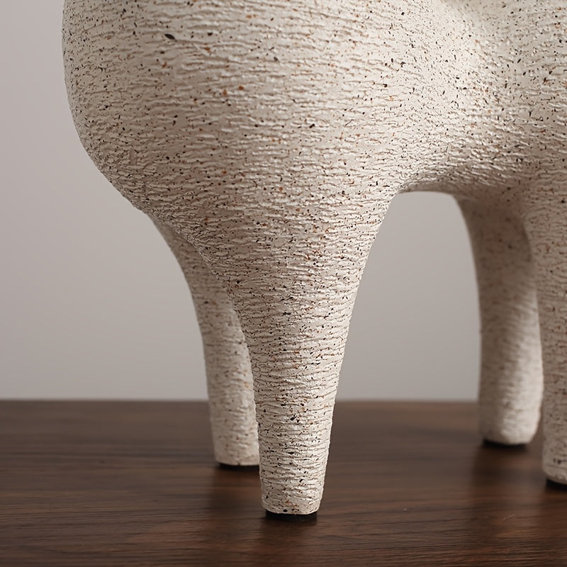 Escultura de Caballo en Resina, Arte Abstracto para Decoración Hogar