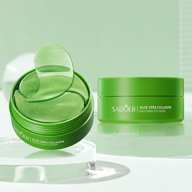 Parches de Ojos con Aloe y Colágeno - Hidratación y Firmeza