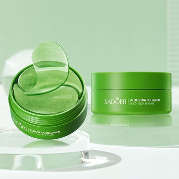 Parches de Ojos con Aloe y Colágeno - Hidratación y Firmeza