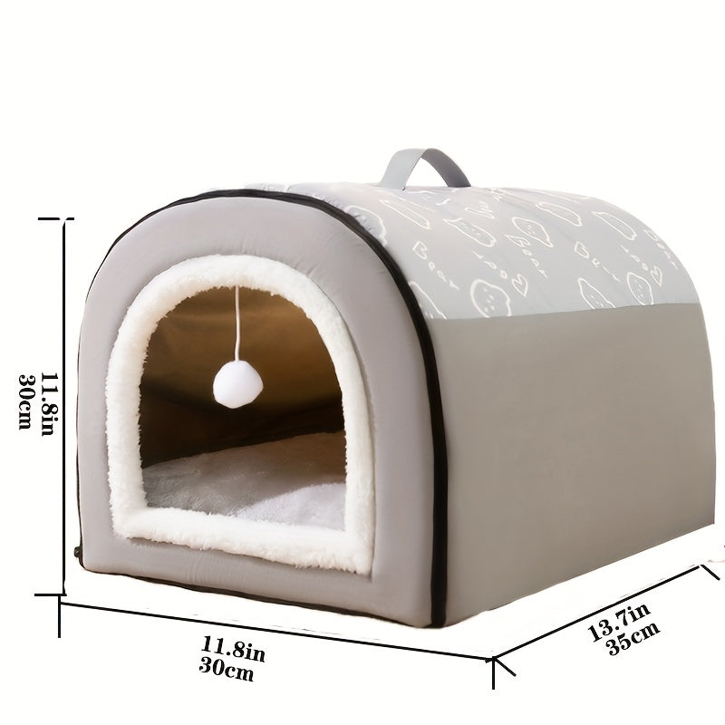 Cama para Perros EnigmaTails, Invierno Cálido, Espuma Viscoelástica