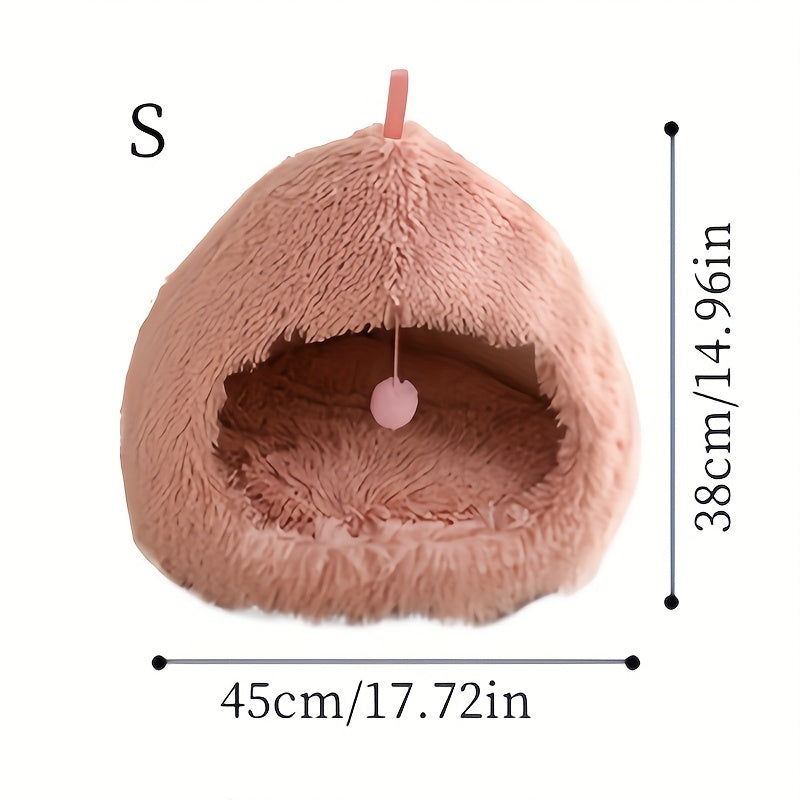 Cama Redonda Acogedora para Mascotas, Varios Tamaños y Colores