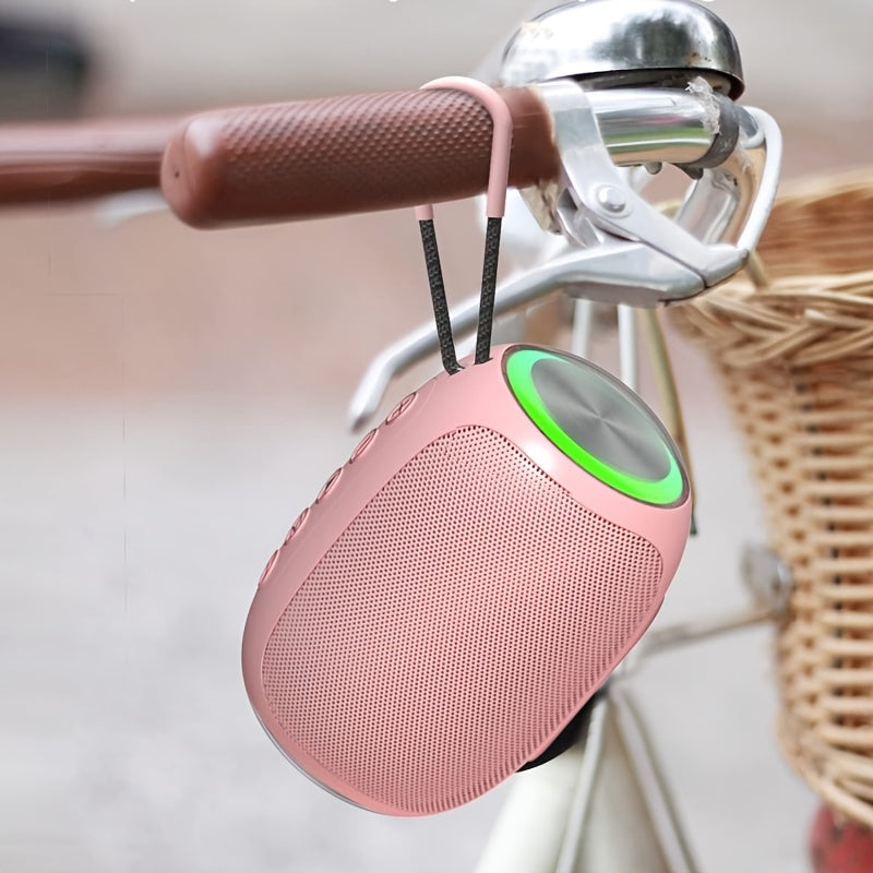 Altavoz portátil inalámbrico FOUBEAK con luz LED, 15W estéreo