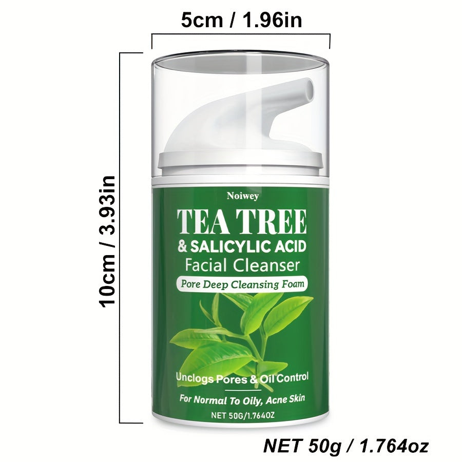 Limpiador Facial con Ácido Salicílico y Árbol de Té, 50g