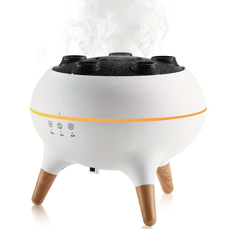 Difusor de Aromaterapia Inteligente Multi-Spray con LED y Música