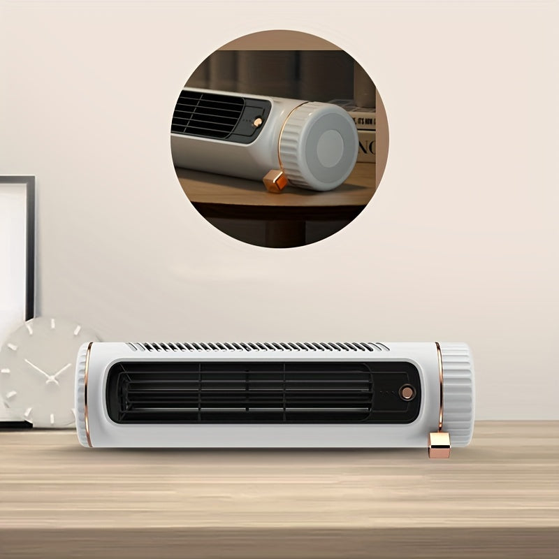 Ventilador Portátil Silencioso Recargable USB - 3 Velocidades