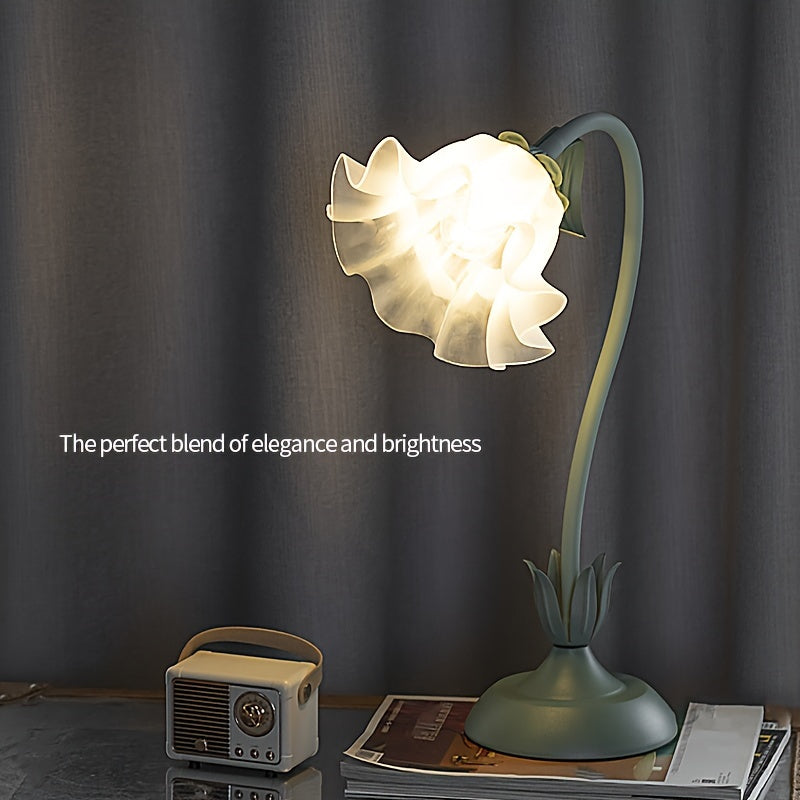 Lámpara de Mesa Estilo Americano Ajustable con Cambio de Color