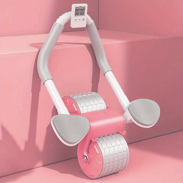 Rueda Abdominal Automática con Temporizador y Soporte