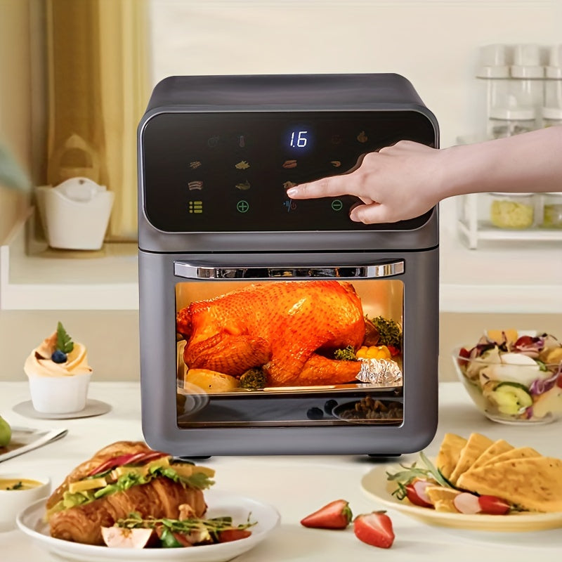 Freidora de Aire 10L BALASHOV, Horno Eléctrico Multifunción 18 Modos