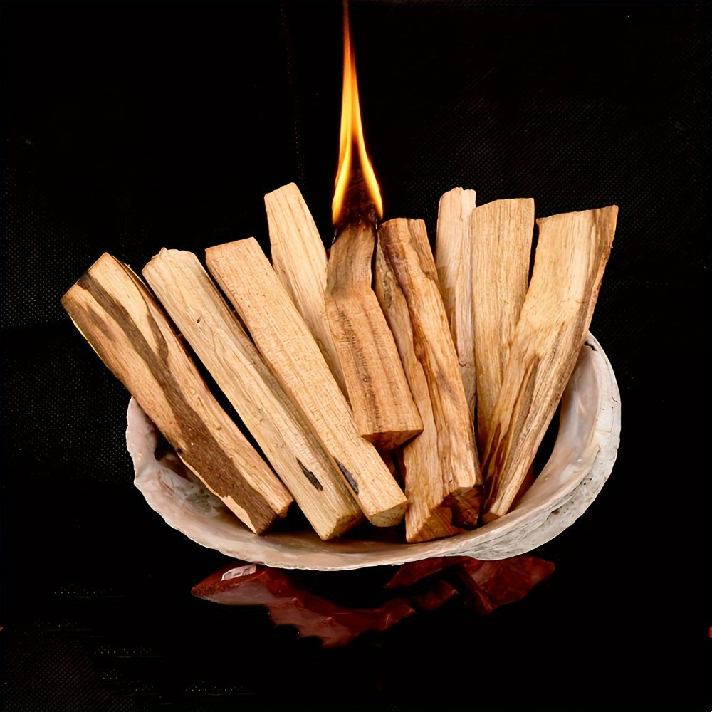 Palo Santo Natural para Aromaterapia - 10 o 15 Unidades