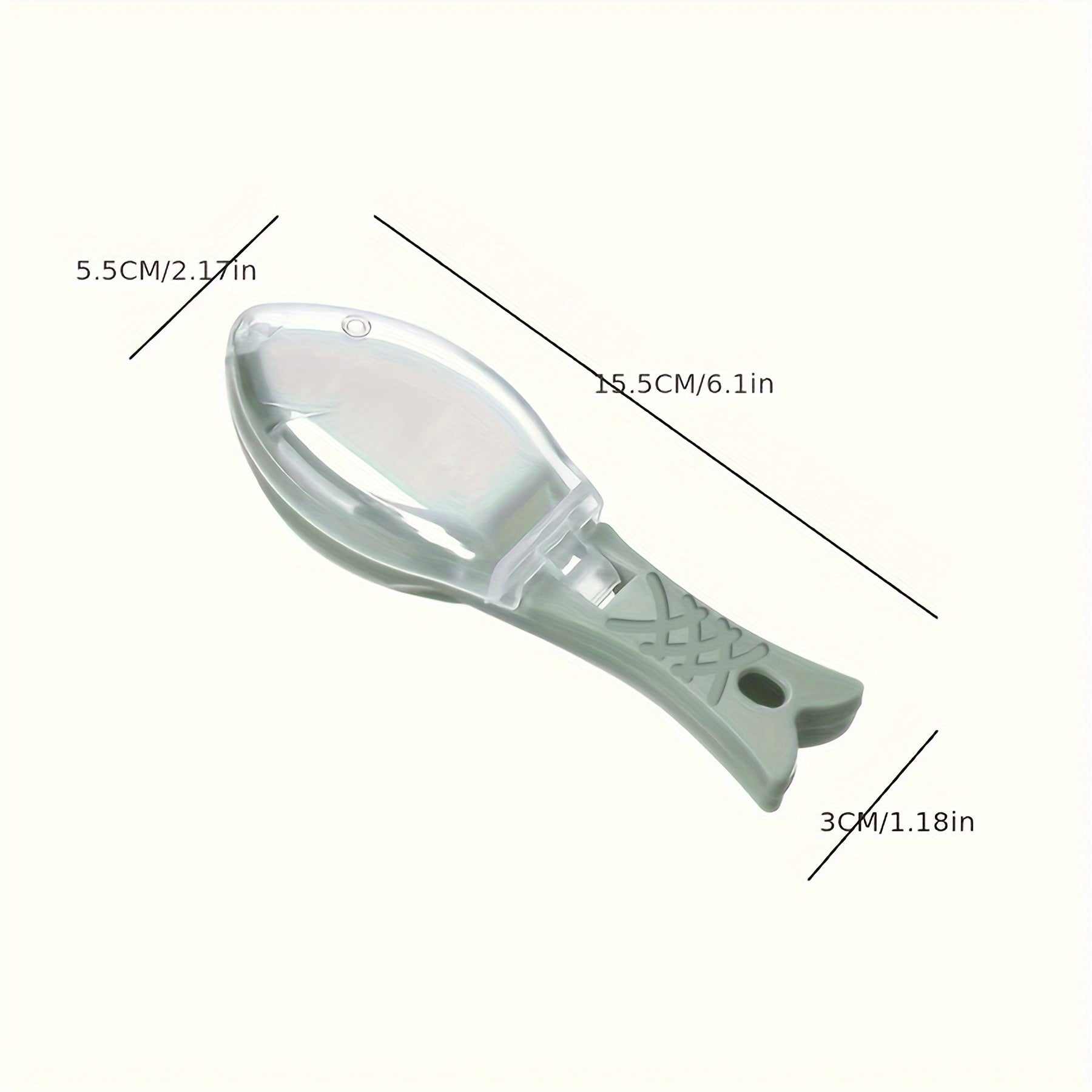 Quitador de Escamas de Pescado de Plástico - Herramienta de Cocina