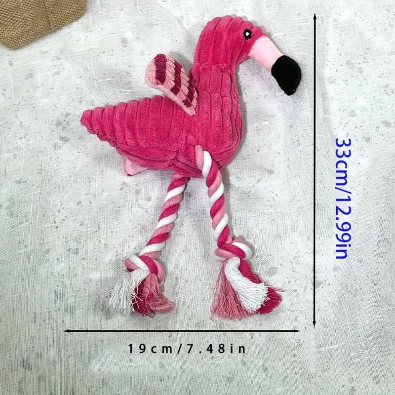 Juguete Interactivo de Peluche Flamenco para Perros de Todas las Razas