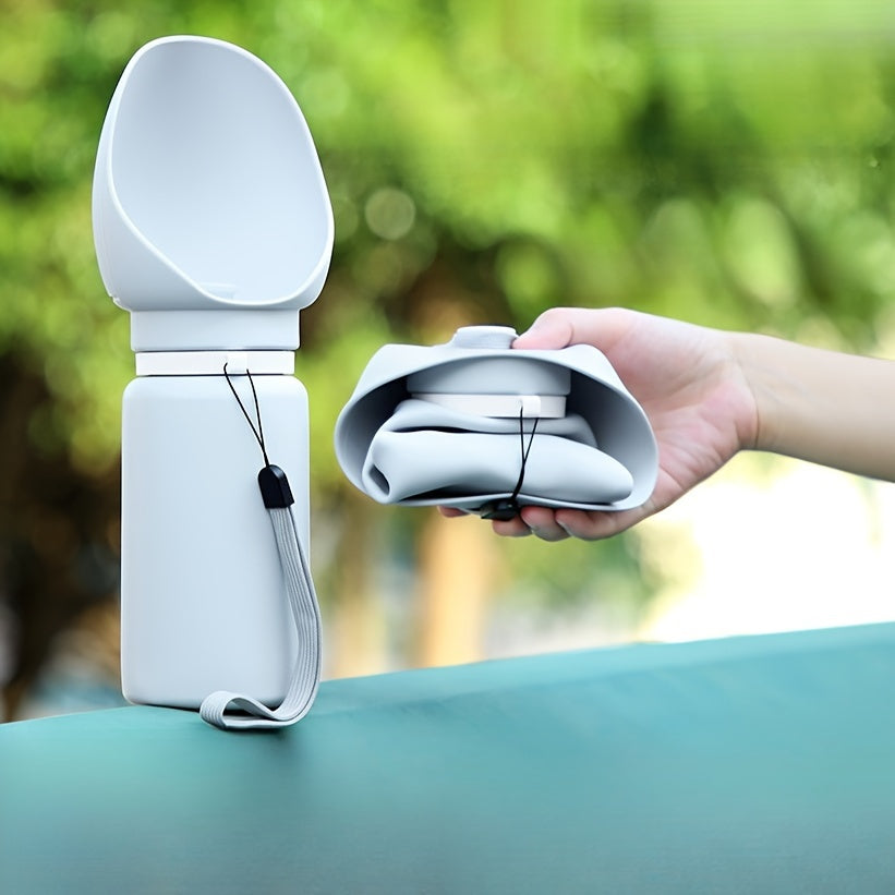 Botella de Agua Portátil de Silicona para Mascotas