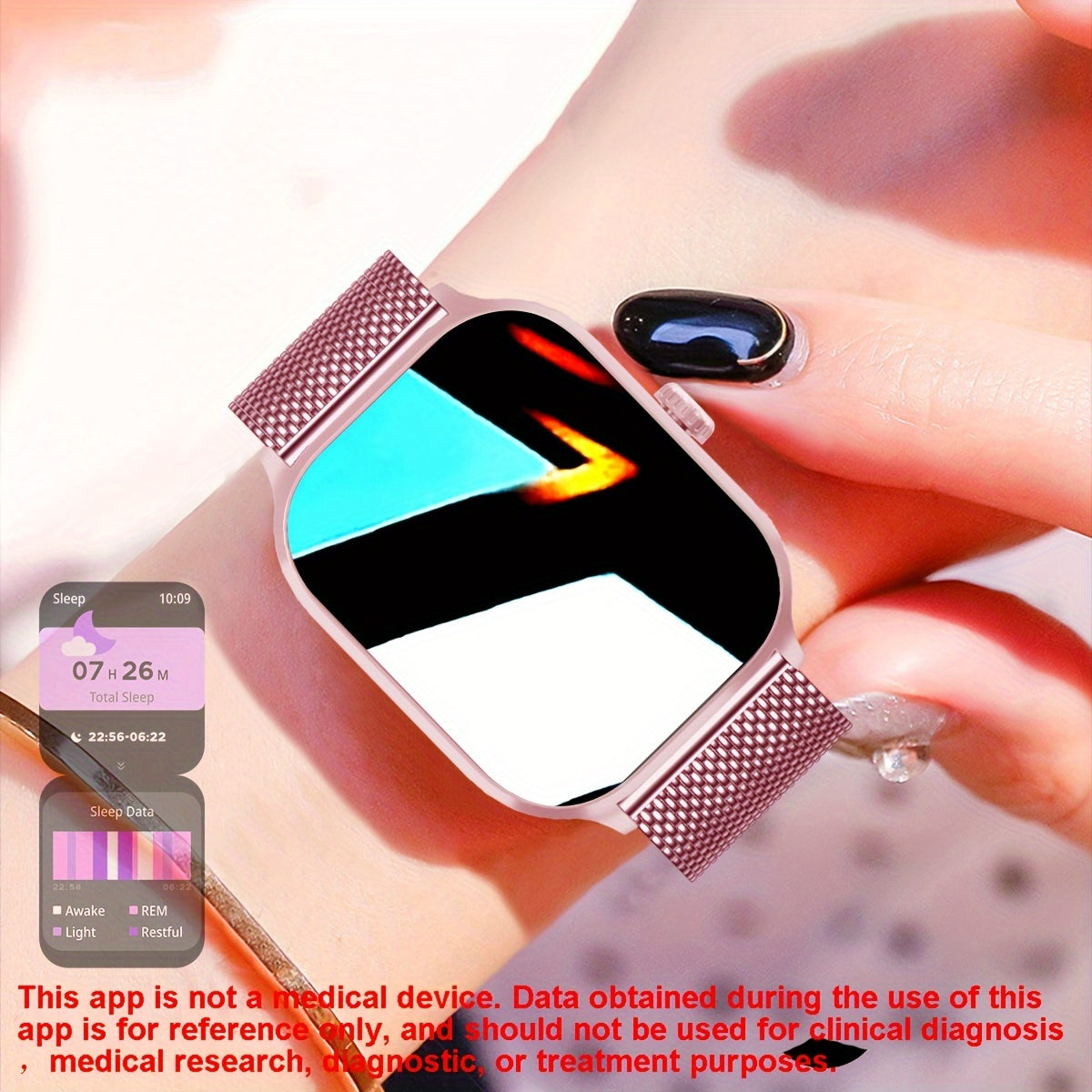 Smartwatch con Pantalla Táctil de 2.01'' y 100+ Modos Deportivos