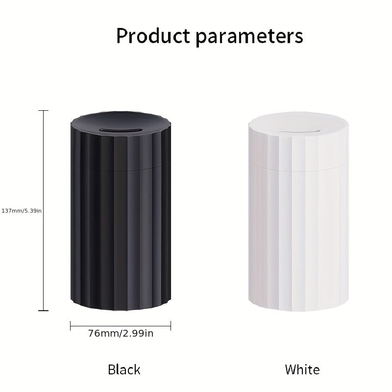 Difusor de Aromas y Humidificador USB para Hogar y Oficina - Negro/Blanco