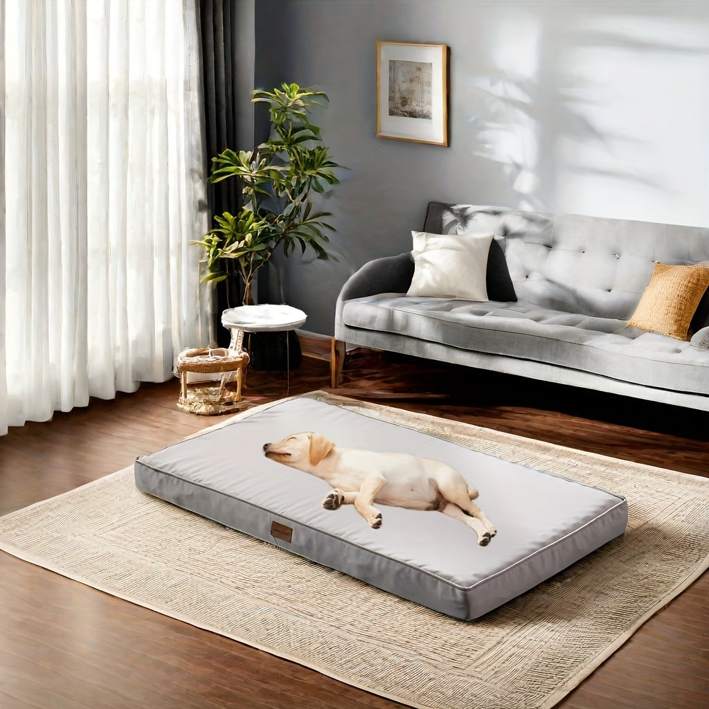Cama Ortopédica Deluxe para Perros - Gran Tamaño, Impermeable y Lavable