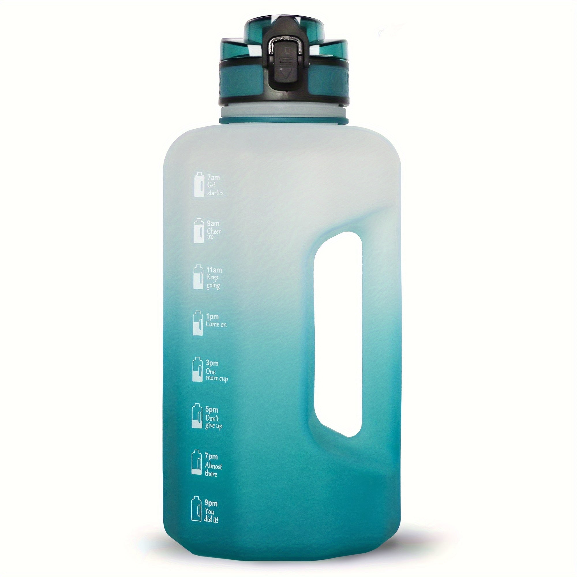Botella de Agua Grande 2.2L con Asa, Libre de BPA para Fitness