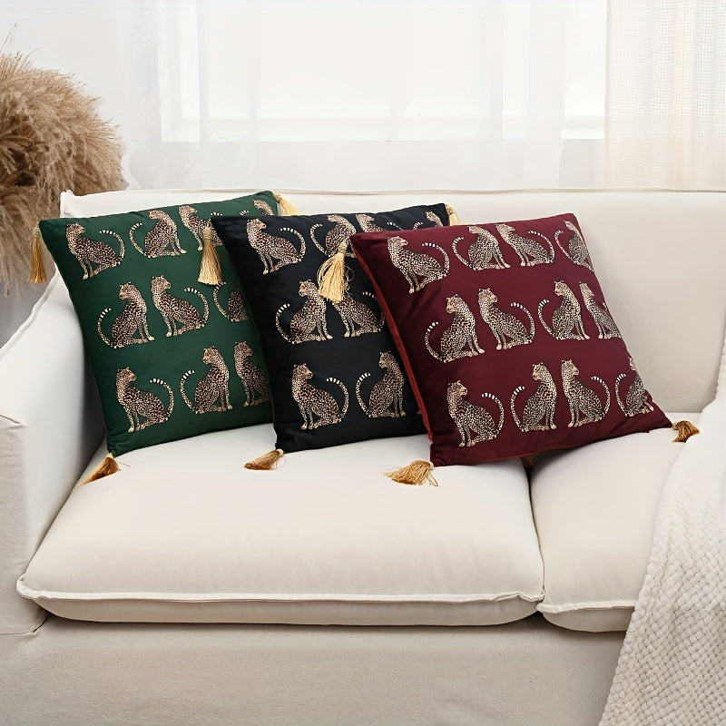 Funda de Cojín de Terciopelo Holandés con Cremallera