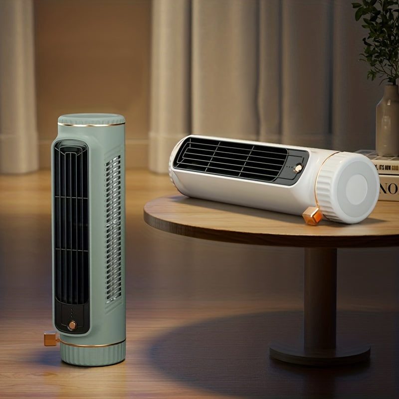 Ventilador Portátil Silencioso Recargable USB - 3 Velocidades