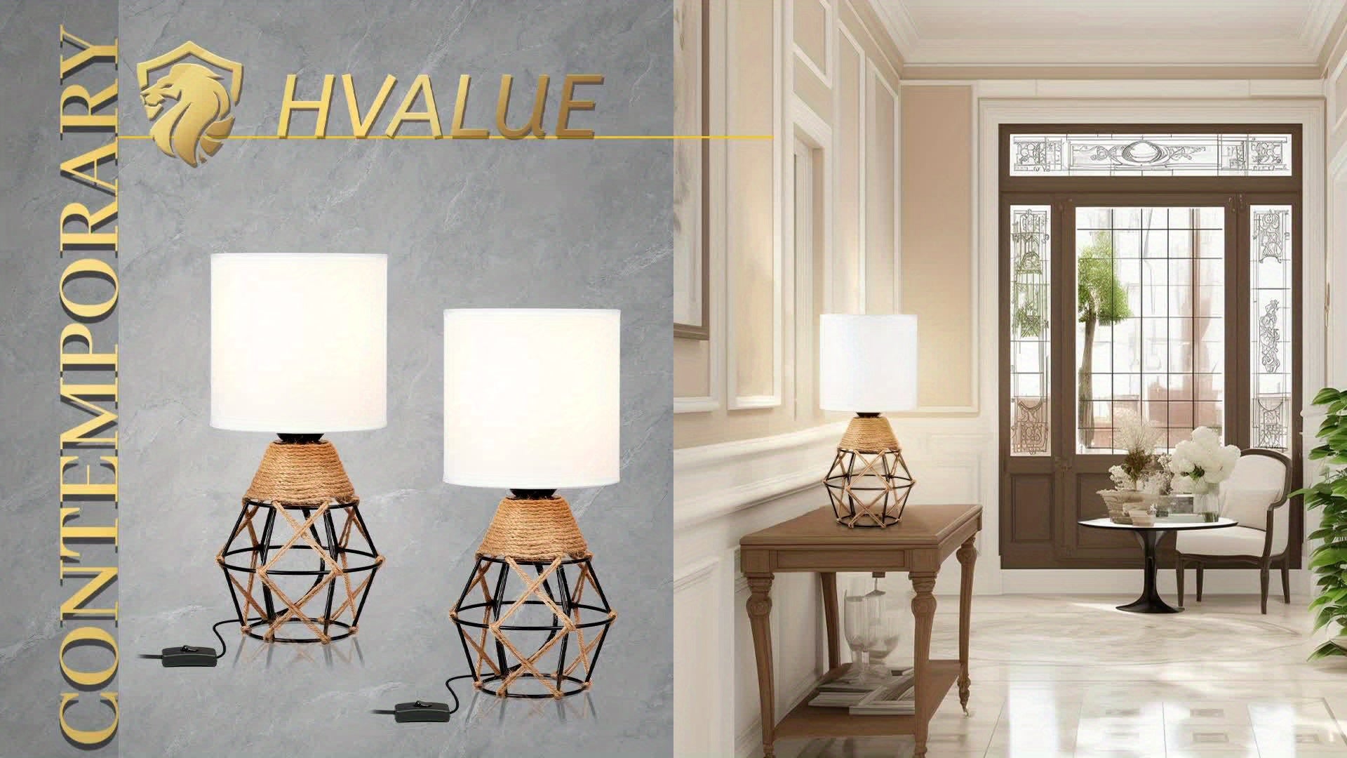 Set de 2 Pantallas de Mesa Modernas - Diseño Elegante