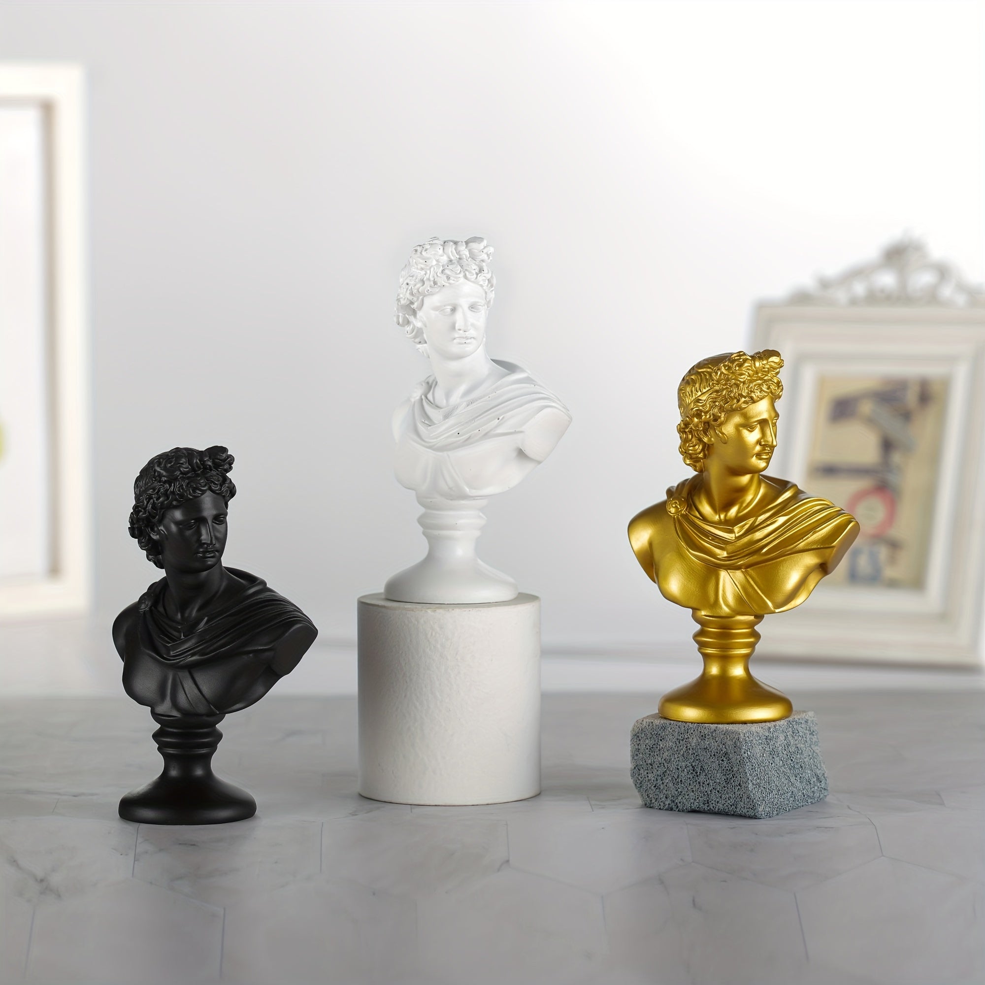 Busto de Apolo en Resina: Elegancia para tu Hogar