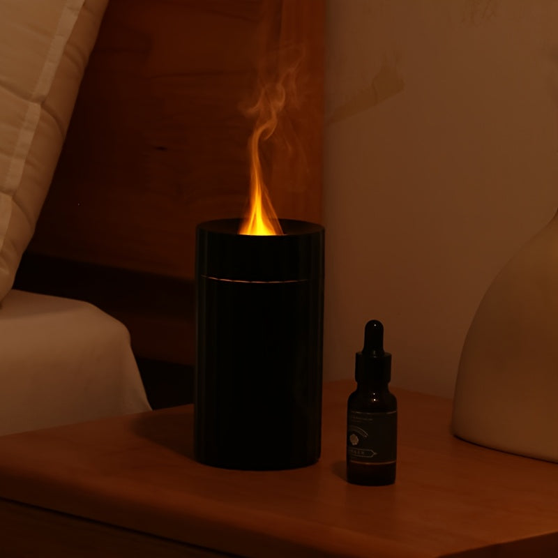 Difusor de Aromas y Humidificador USB para Hogar y Oficina - Negro/Blanco