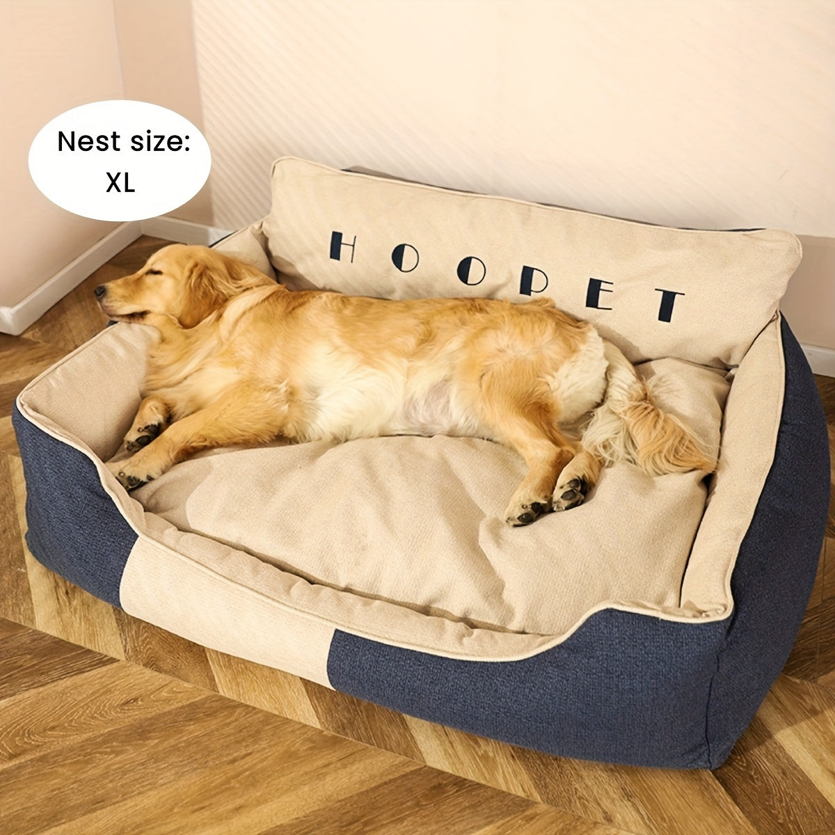 Cama para Mascotas Extra Grande y Duradera - Lavable, Todas las Estaciones