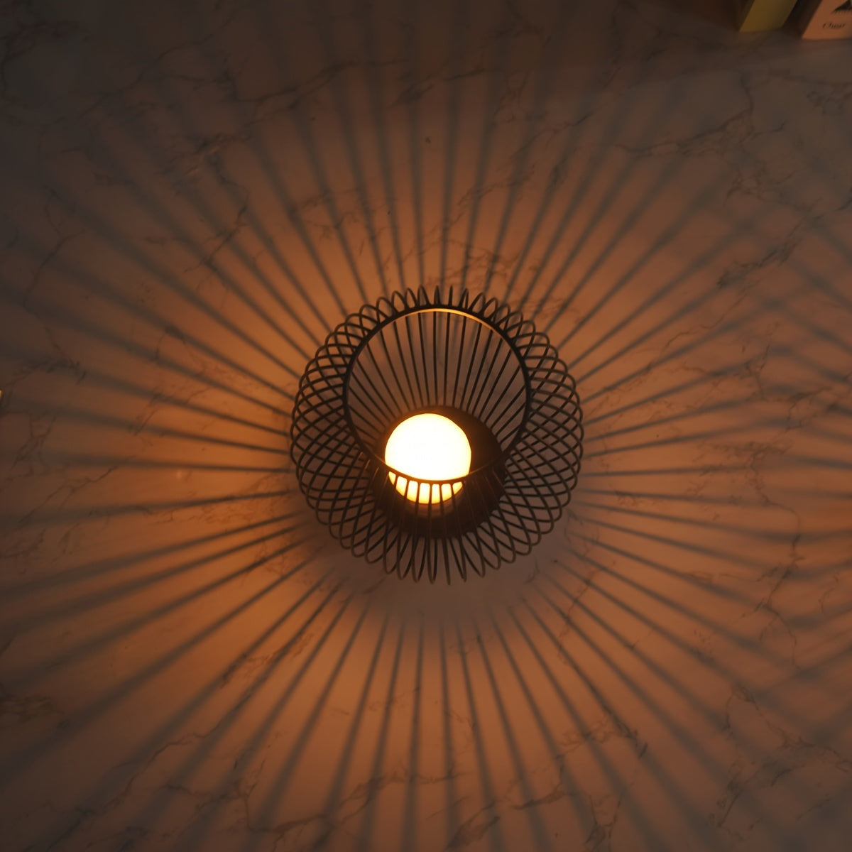 Set de 2 Faroles Nórdicos de Hierro para Decoración de Ambientes