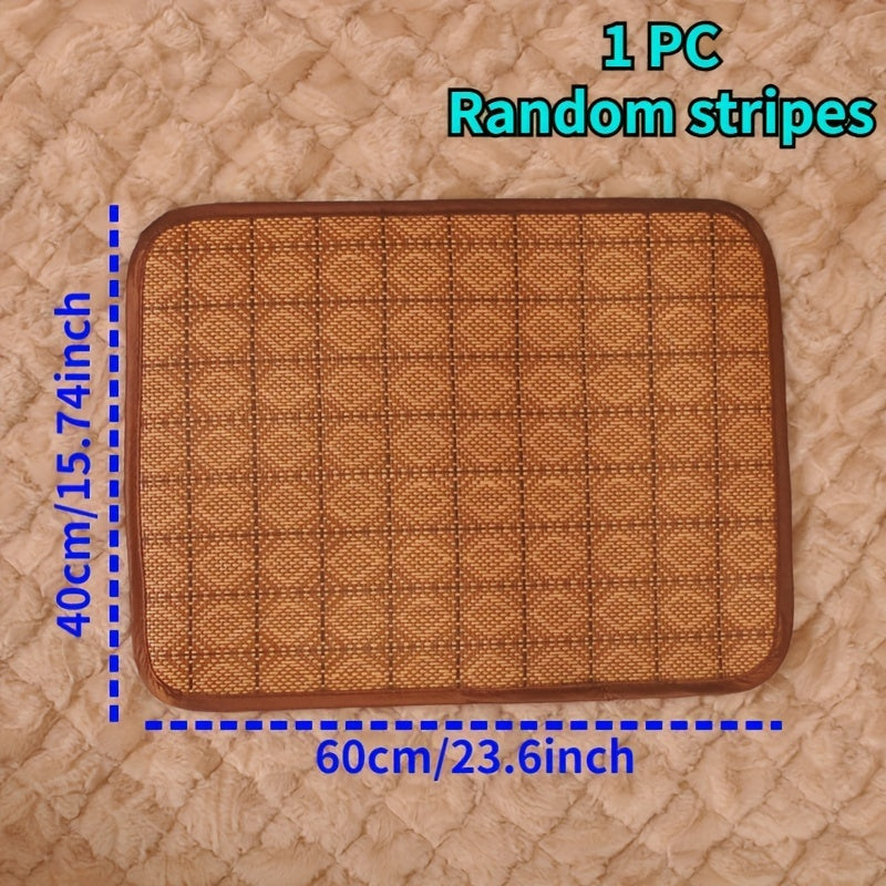 Alfombrilla de Verano para Mascotas Pequeñas - Diseño Cuadros