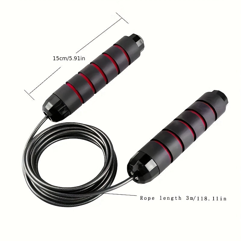 Cuerda de Saltar con Pesas y Mango de Espuma para Entrenamiento