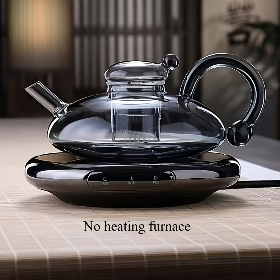 Tetera de Vidrio Resistente al Calor para Infusiones