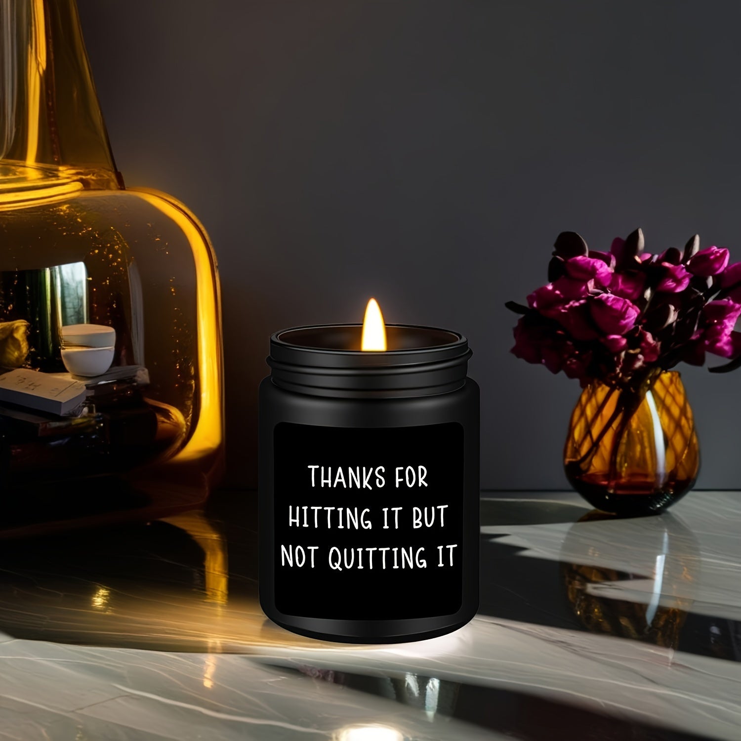 Vela Aromática de Cedro Negro y Sándalo, 50 Horas de Duración