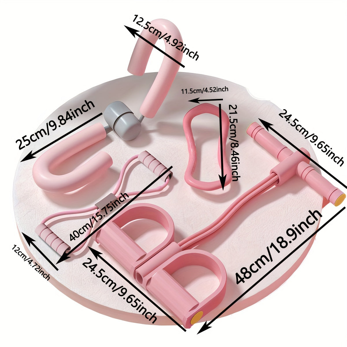 Set de Yoga y Fitness para Casa - Material Duradero, Color Sólido