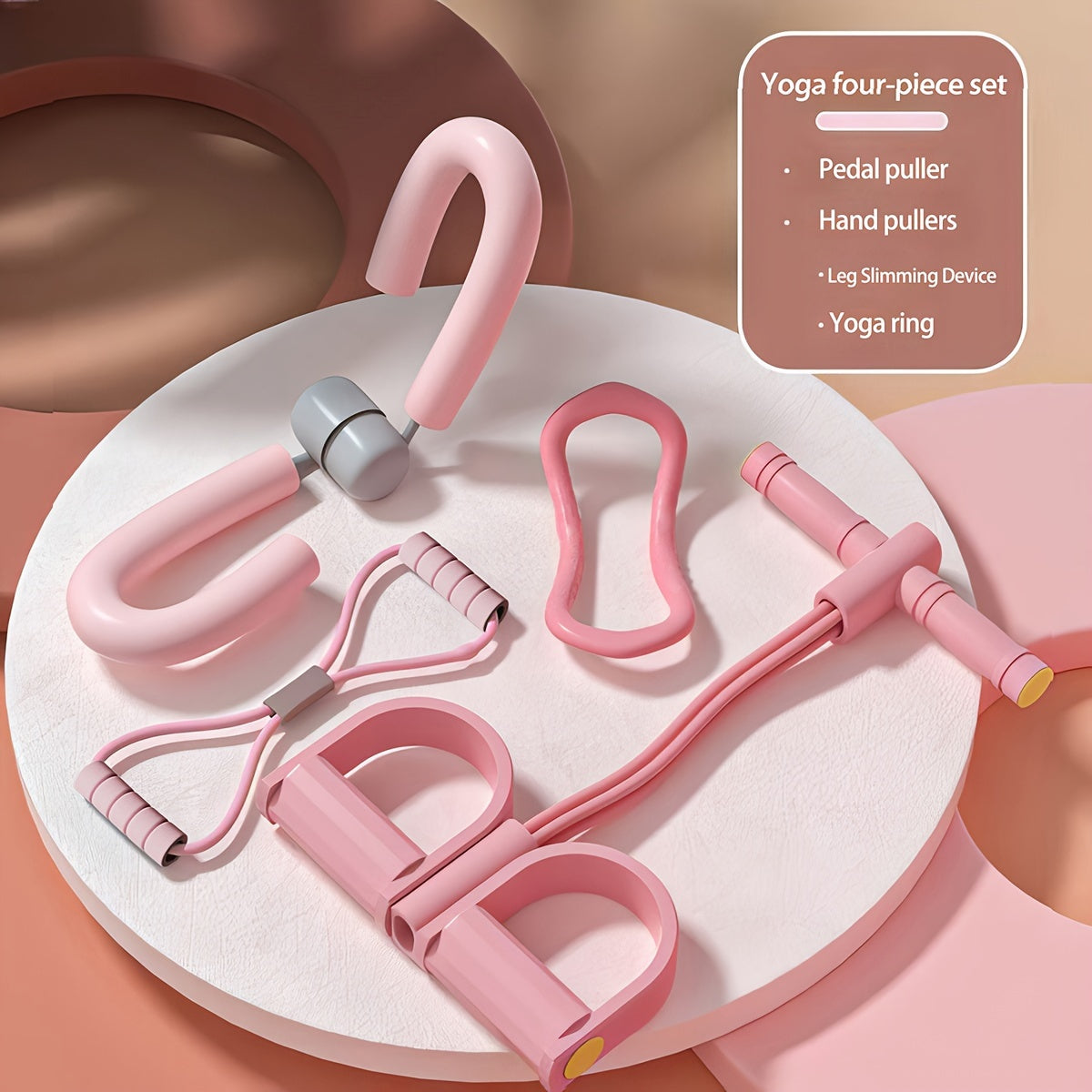 Set de Yoga y Fitness para Casa - Material Duradero, Color Sólido