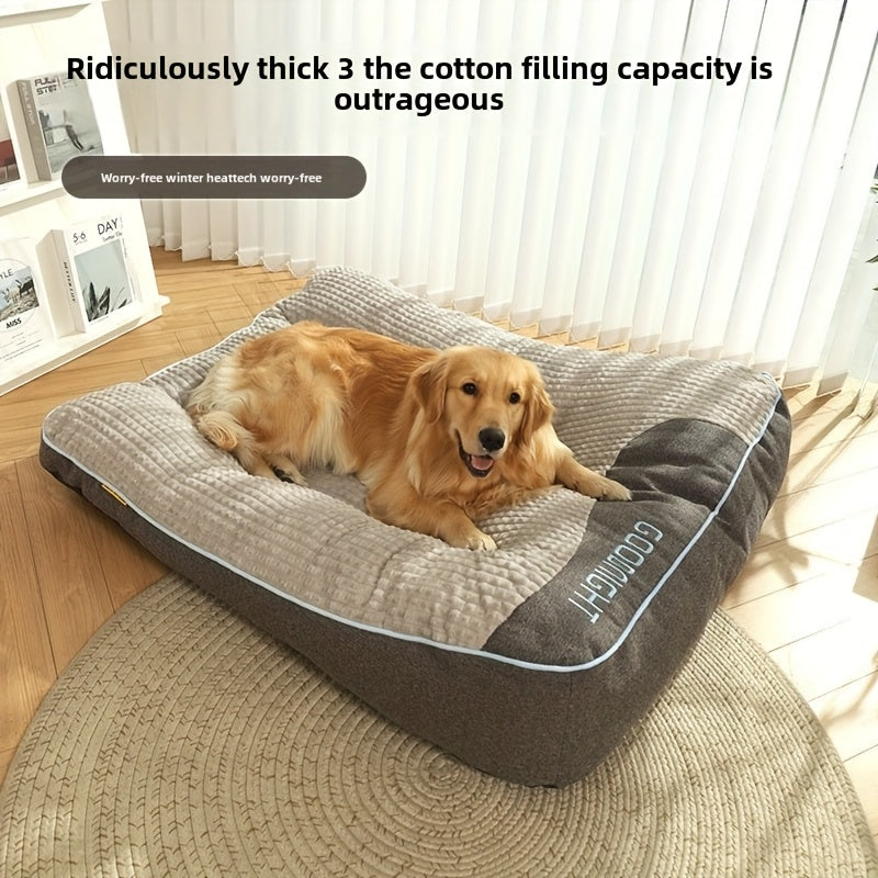 Cama Lavable para Perros, Reversible y Acogedora