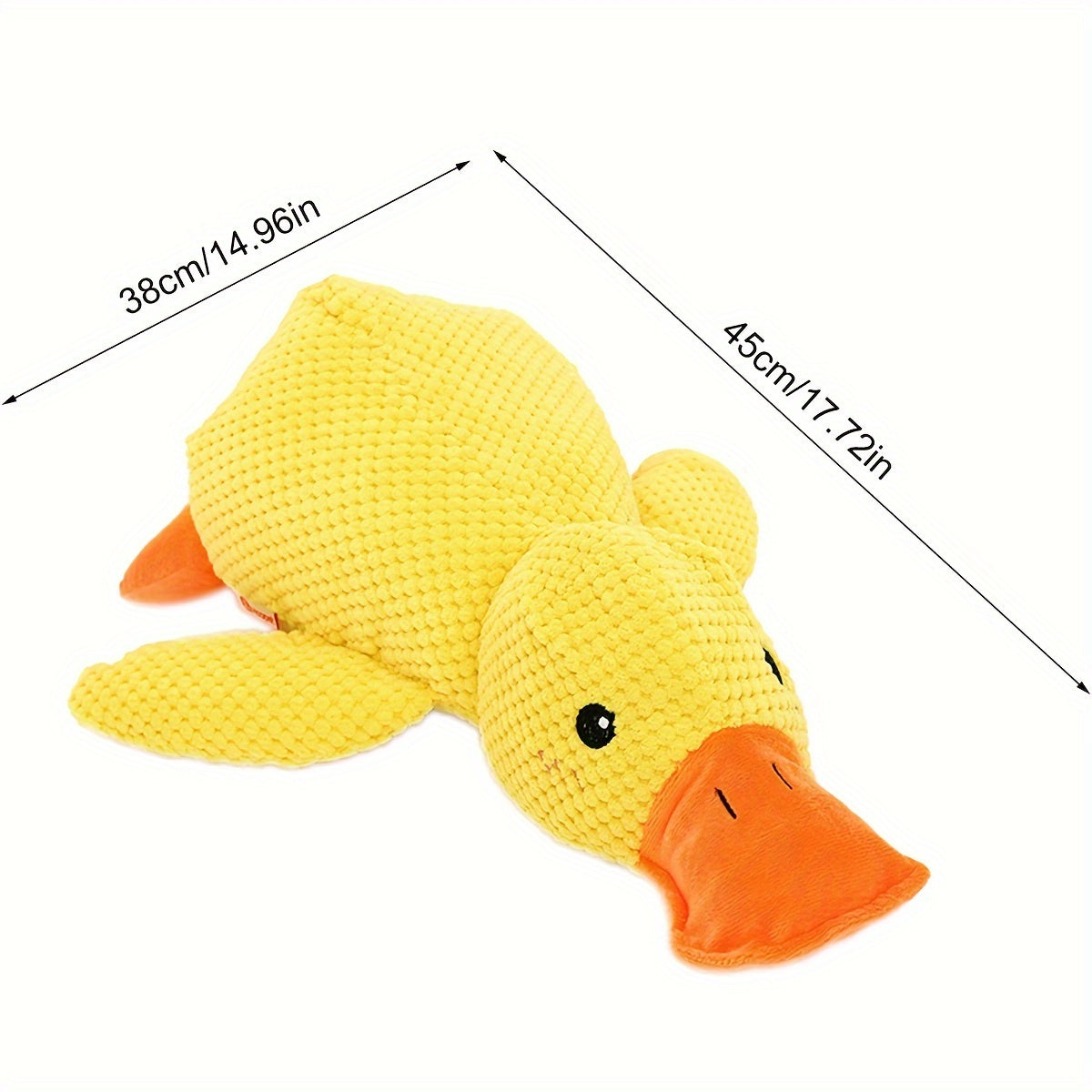 Juguete Interactivo Pato de Tela para Perros de Todos los Tamaños