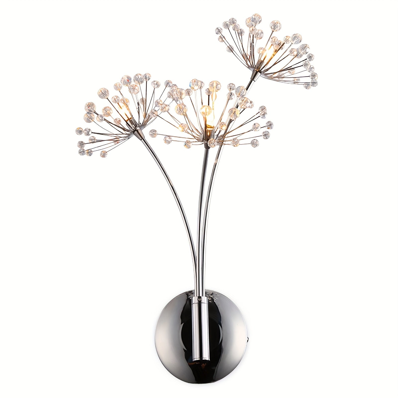 Aplique de Pared LED Dandelion de Cristal