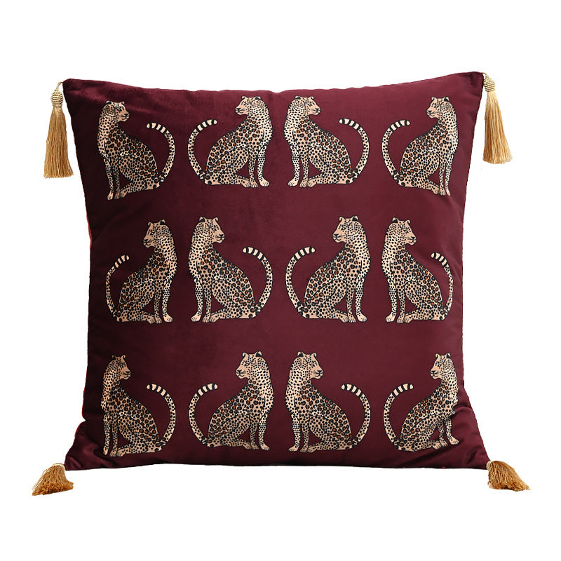 Funda de Cojín de Terciopelo Holandés con Cremallera