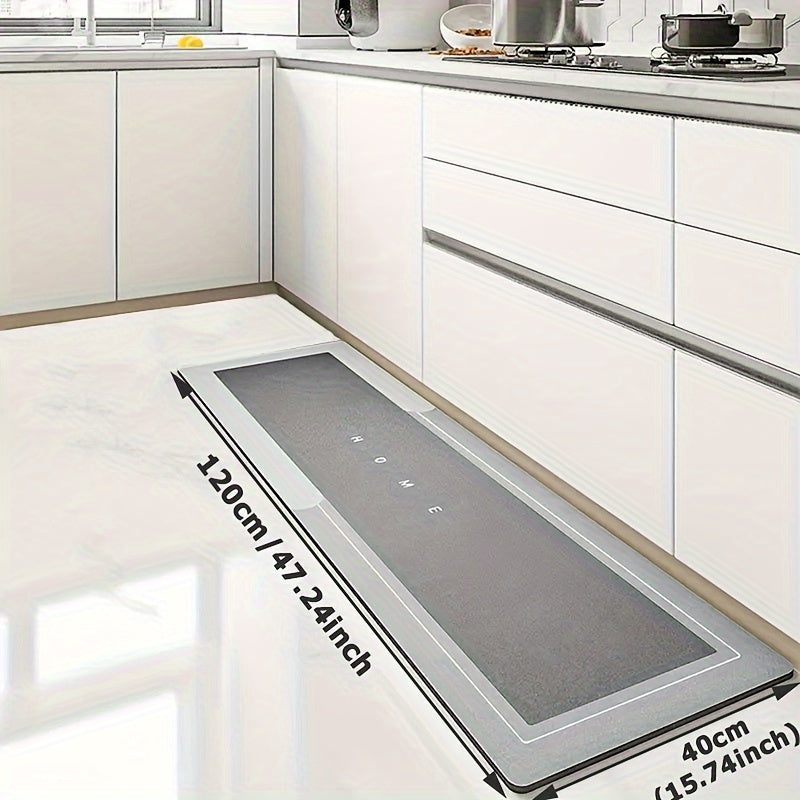 Alfombra Antideslizante de Cocina 3mm, Base de Goma Natural