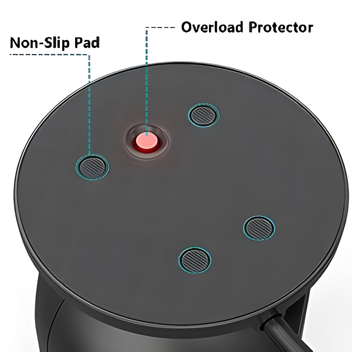 Torre de Enchufes 12 Tomas con 4 USB y Protección Sobretensión