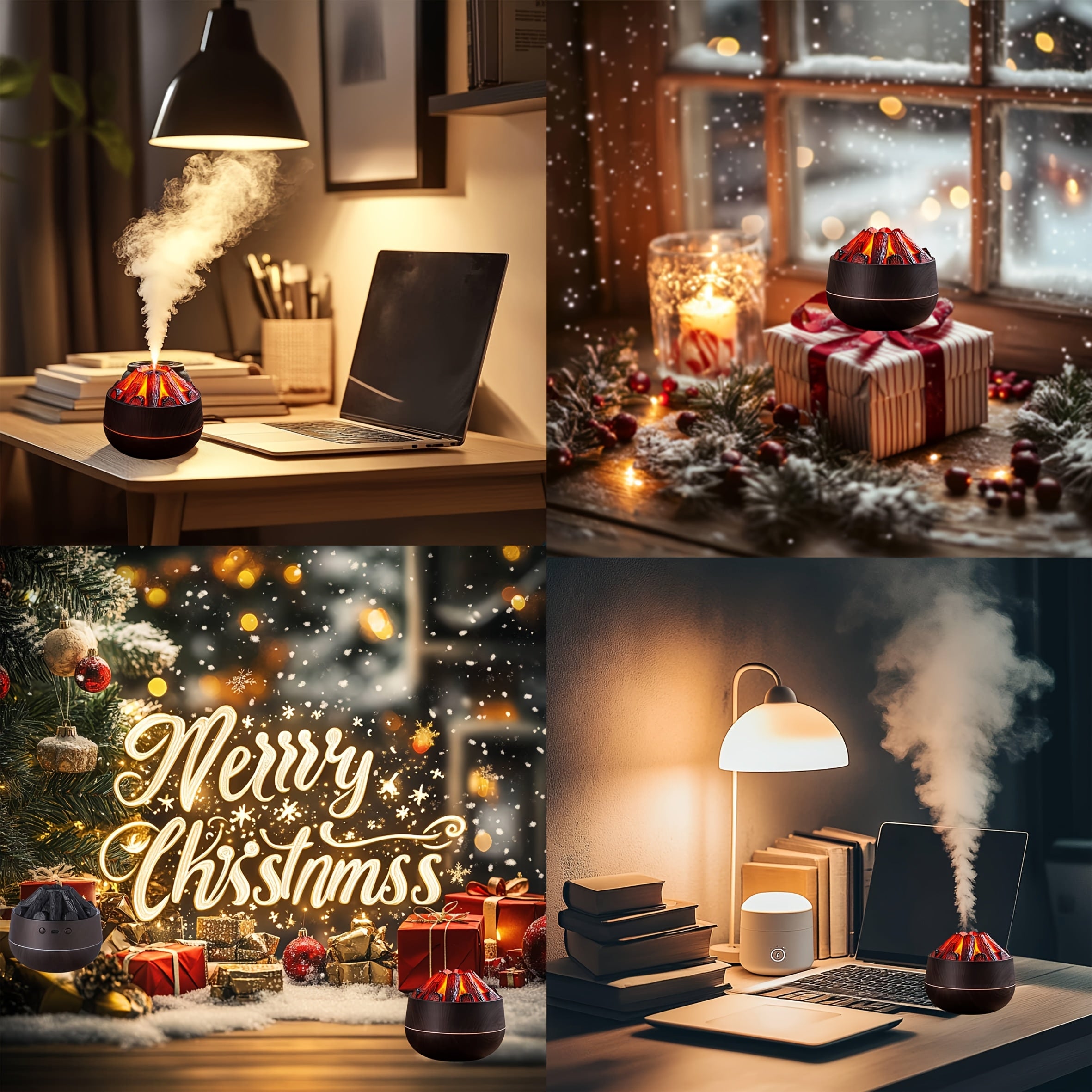 Humidificador Mini USB con Luz Suave para Hogar y Oficina