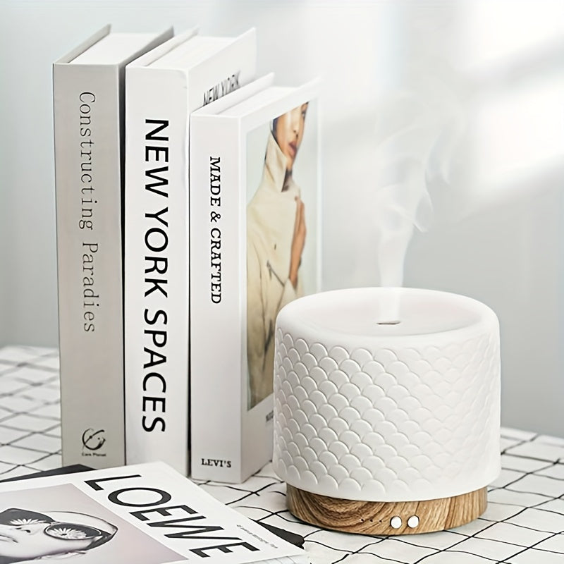 Difusor de Aromaterapia Ultrasónico de Cerámica 280ml