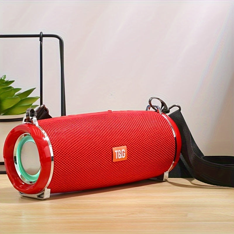 Altavoz Inalámbrico Portátil con Luces LED y Reproductor de Música