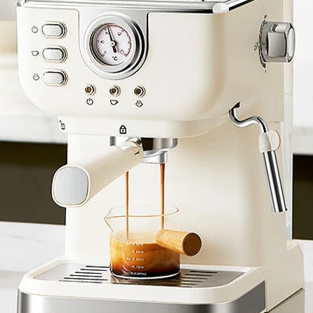 Cafetera espresso semiautomática 20 bar con espumador