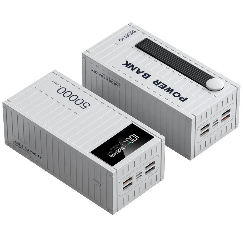 Banco de energía portátil 50000mAh, carga rápida 120W, 6 interfaces