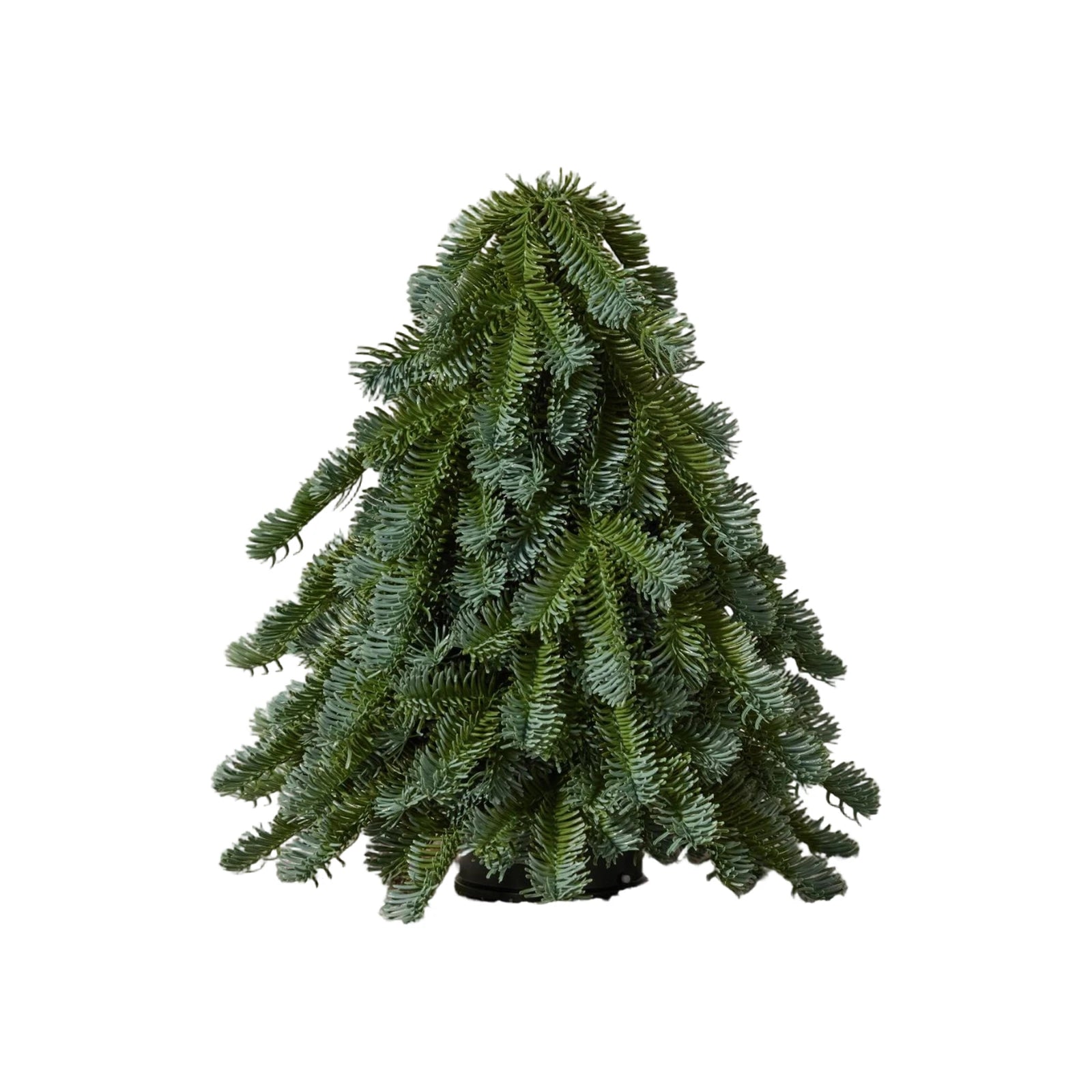 Desktop Christmas tree with decorations 