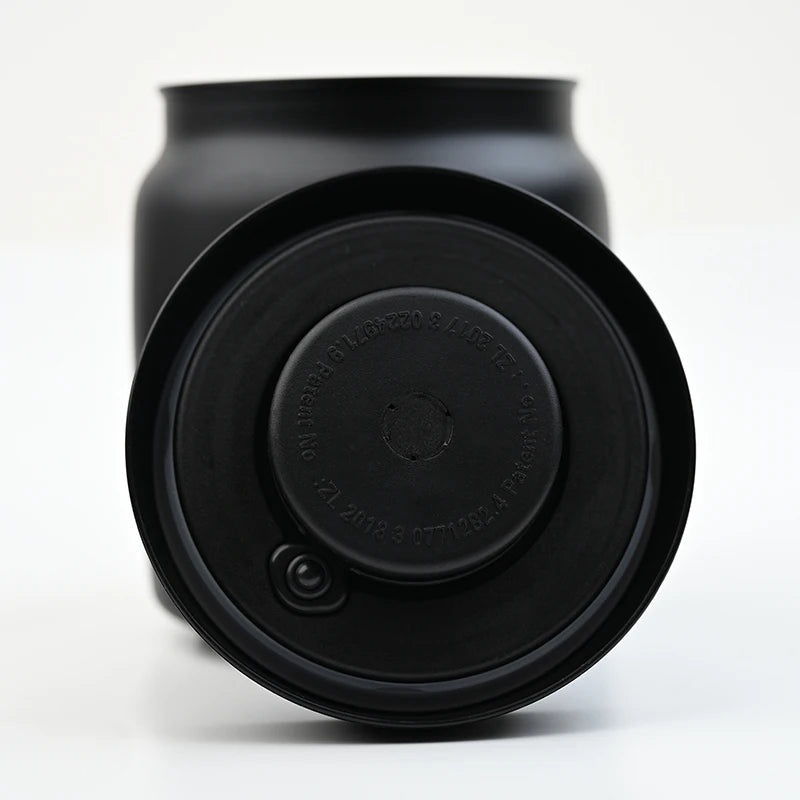 Bote de acero inoxidable con sellado al vacío para café