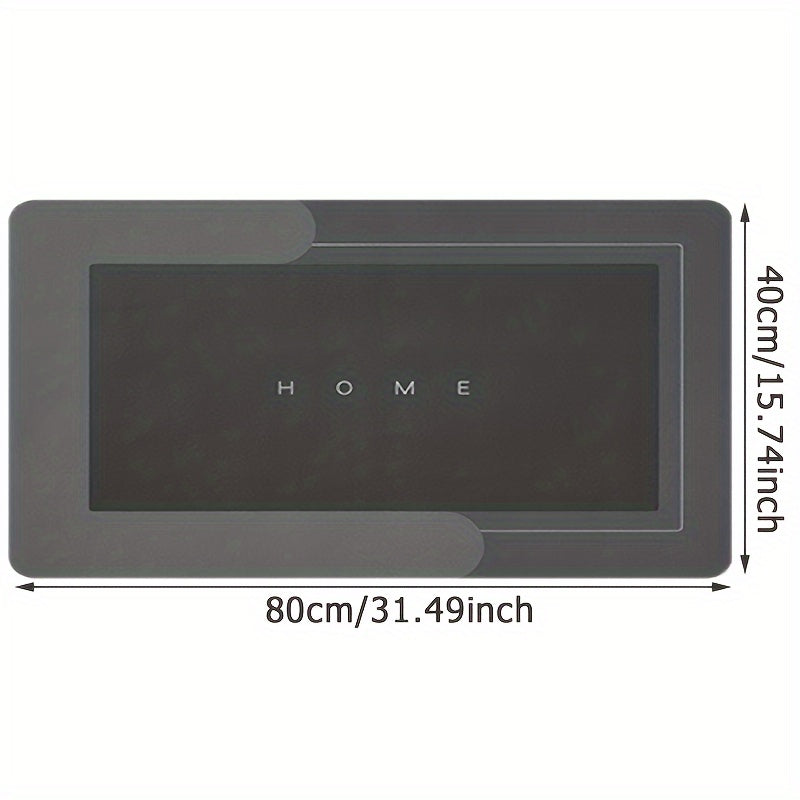 Alfombra Antideslizante de Cocina 3mm, Base de Goma Natural